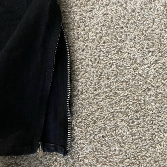 Fear of God Black Fadewash Skinny Jeans with Distressing grunge streetwear goth - Picture 10 of 10